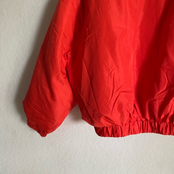 New Look Orange Puffer Bomber Zip Up Cropped Gorpcore Streetwear Jacket L - Picture 11 of 14